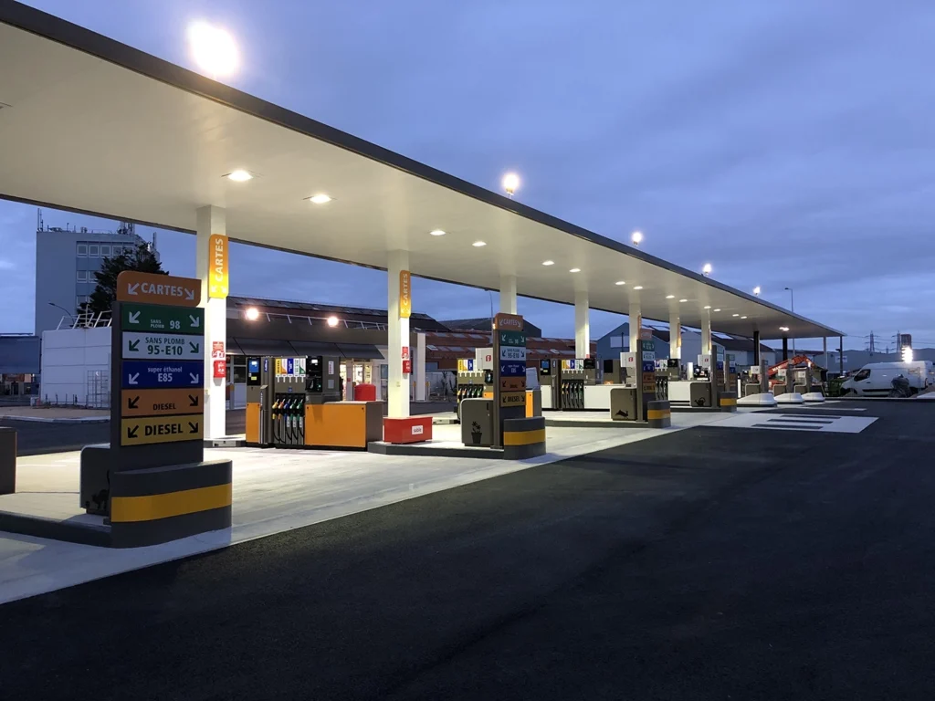La création d'une station service au havre